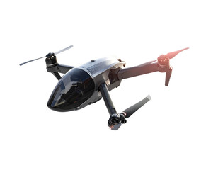 Fototapeta premium Adventure Drone Capturing Nature Scene with Travel Lifestyle Theme