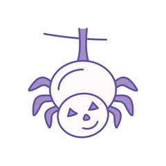 Spider icon clean and modern vector illustration