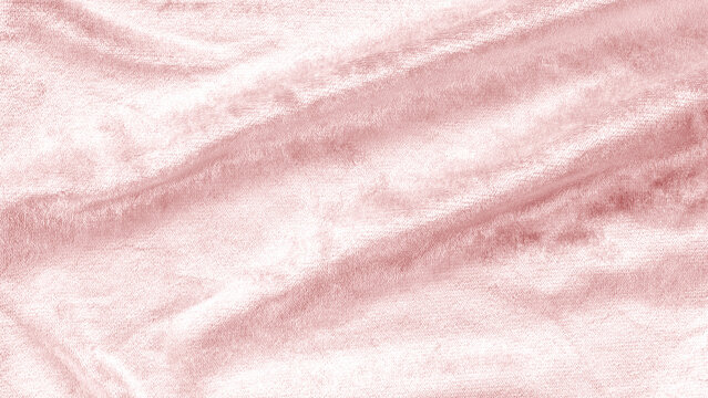 Rose gold pink velvet fabric background, suede or velour flannel texture made of cotton or wool with soft fluffy velvety satin  cloth metallic color material