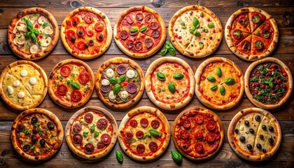 Fototapeta premium Pizza Paradise from Above