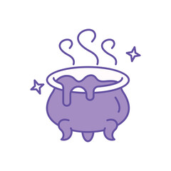Cauldron icon clean and modern vector illustration