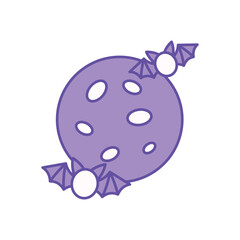 Full Moon icon clean and modern vector illustration