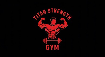 Titan Strength Gym Logo - A Symbol of Power and Fitness.