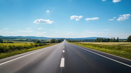 Open Road Summer Journey Ahead.