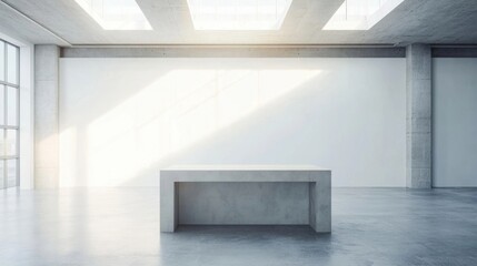 Fototapeta premium Minimalist Concrete Display Space.