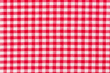 Checked red and white table cloth. High quality texture in extremely high resolution. © Dmytro Synelnychenko