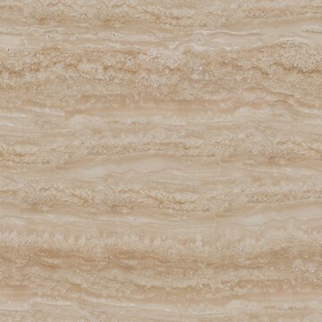 Beige marble travertine texture. Seamless square background, tile ready.