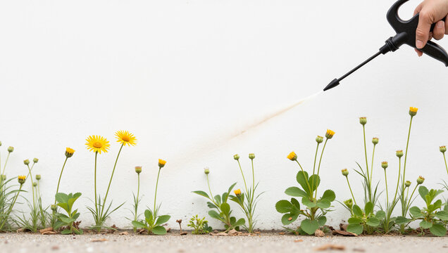 Selective Weed Management Tool – Precision Herbicide Sprayer for Ecological Landscaping and Garden Maintenance