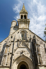 Fototapeta premium Eglise Notre Dame de Confort bell tower Brittany France