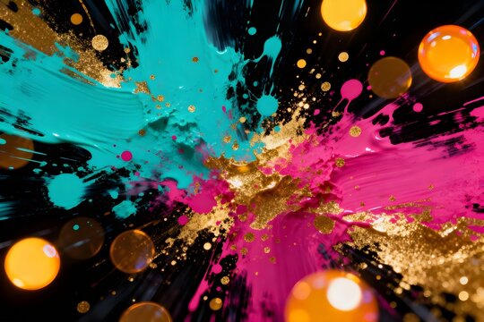 Hauch von modernem Grafikdesign - erinnert an abstrakten Expressionismus