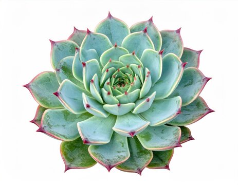 Close-up of a succulent plant, showing tightly-packed rosette leaves