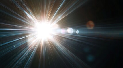 Luminous Star Burst with Optical Flare on Black