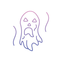Ghost icon clean and modern vector illustration