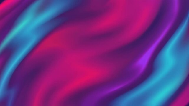 Holographic magenta and blue gradient with flowing liquid and electric sheen for digital designs