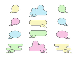 いろいろ吹き出しセット2