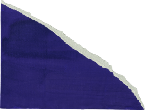 Purple And White Ripped Paper Piece