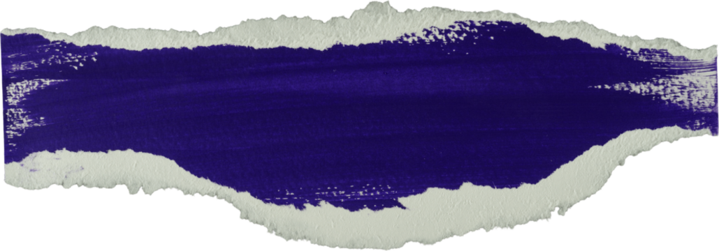 Purple And White Ripped Paper Piece