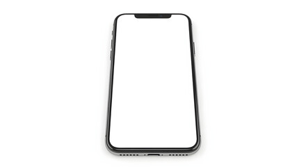 A Modern smartphone with a blank screen, perfect for showcasing your content or app interface. The sleek design and clean lines add to its modern look