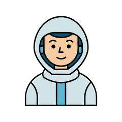space engineer with helmet