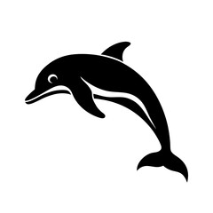 Fototapeta premium dolphin isolated on white background