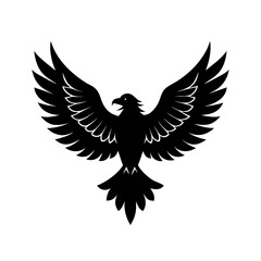 Obraz premium eagle soaring with wide open wings