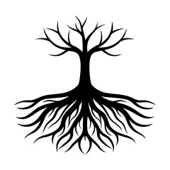 tree silhouette vector