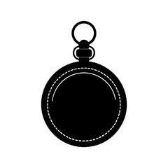 vintage pocket watch silhouette