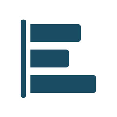 Graph chart icon svg cut file. Isolated vector illustration.