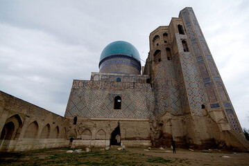 Majestic Ruins of Bibi-Khanym Mosque, Samarkand, Uzbekistan