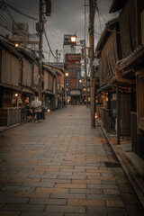 Fototapeta premium narrow street in Tokyo