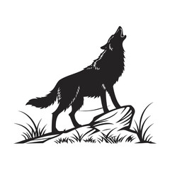 wolf vector illustration