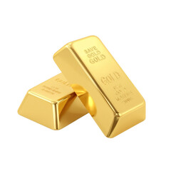 Gleaming gold bars against deep black, representing wealth and financial security
