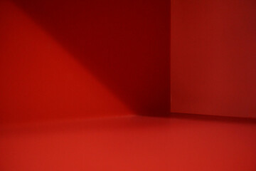 Abstract red tone colour wall background.