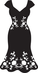 Luxury Dress Clipart Set