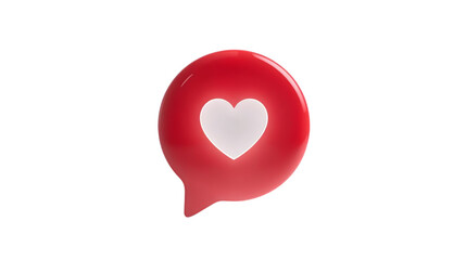 Fototapeta premium Love Icon Illustration: A charming heart-shaped icon, radiating warmth and affection, poised against an inviting backdrop.