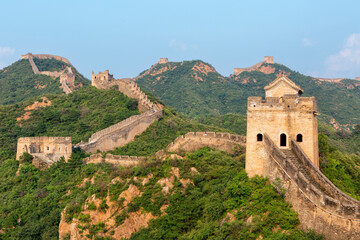 The Great Wall of China. Famous travel destinations in China.