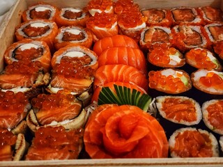 Assorted Sushi and Nigiri Platter Fresh Ocean Treasures