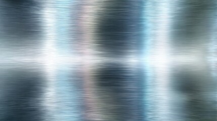 Abstract metallic texture with smooth brushed finish, vibrant reflections and light play for backgrounds or graphic designs