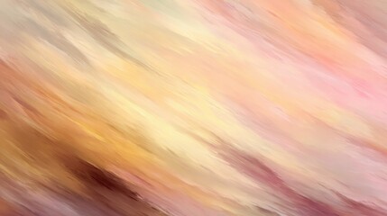 Soft Abstract Background with Gentle Brush Strokes in Warm Tones of Peach, Cream, and Pink for Creative Projects or Designs