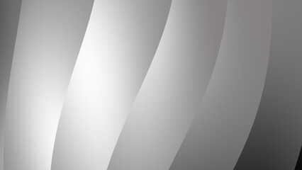 A contemporary vector abstract background featuring a sleek gray gradient, enhanced by a pattern of soft, wavy diagonal lines and a subtle, polished light effect. This digital illustration is ideal fo