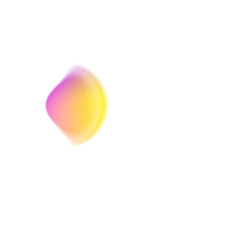 Abstract Gradient Shape With Pink Purple Yellow Color Transition On White Background