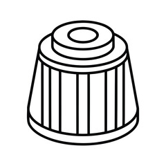 vector illustration of a bottle