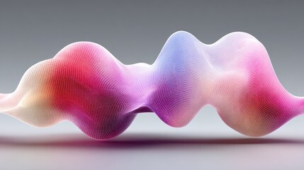 Fototapeta premium Abstract Colorful Fluid Shape with Gradient and Soft Edges.