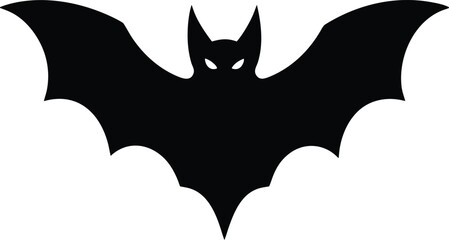 Flying Bat Silhouette