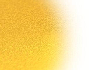 Transparent Abstract cubic pixel explosion background. Yellow and white volumetric 3D texture with deep perspective, motion blur and depth effect.