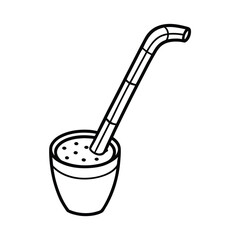 vector illustration of a drink