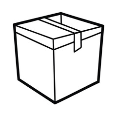 3d render of a box