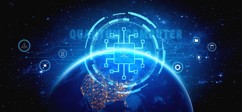 Quantum computer processor and future technology. The architecture of a quantum computer represents a revolution in high-performance computing. Motif