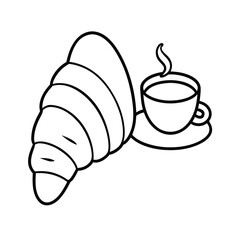 coffee and croissant