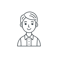 Fototapeta premium business man icon